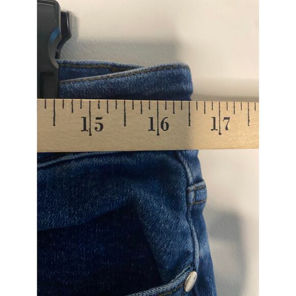 Judy Blue High Rise Straight Leg Dark Blue Jeans Classic Size 14W Plus Size - Picture 14 of 16